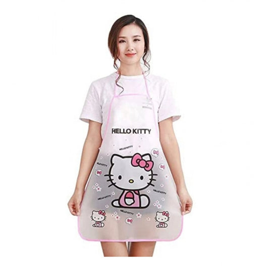 Pack of 2_Printed Waterproof Kitchen Apron with Pockets for kids€“ (Color: Assorted )