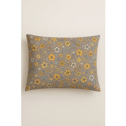 Microfiber Floral Printed Single Bedsheet with 1 Pillow Cover (Multicolor)