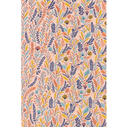 Microfiber Floral Printed Single Bedsheet with 1 Pillow Cover (Multicolor)