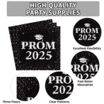 Prom 2025 napkins arranged for prom night celebrations