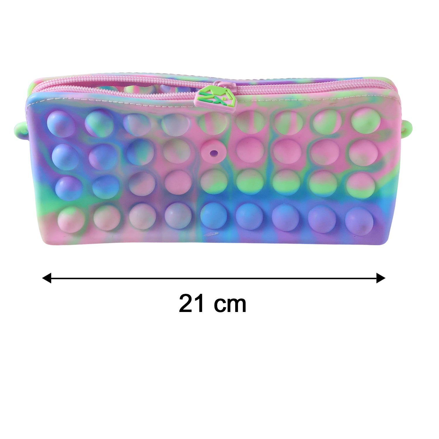 Kids fidget toy pouch, soft flexible silicone pencil case