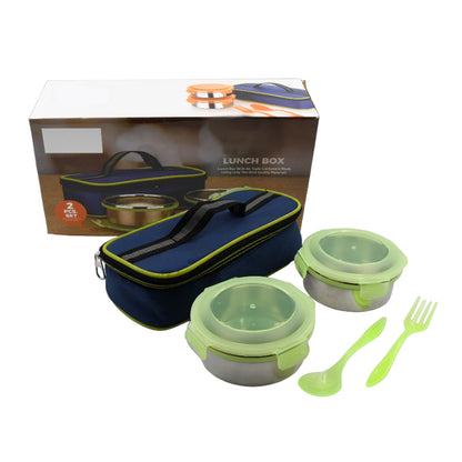 Airtight  Leak Proof Stainless Steel Container Multi Compartment Lunch Box Carry To All Type Lunch In Lunch Box  Premium Quality Lunch Box Ideal For Office  School Kids  Travelling Ideal (3 Different Lunch Box)