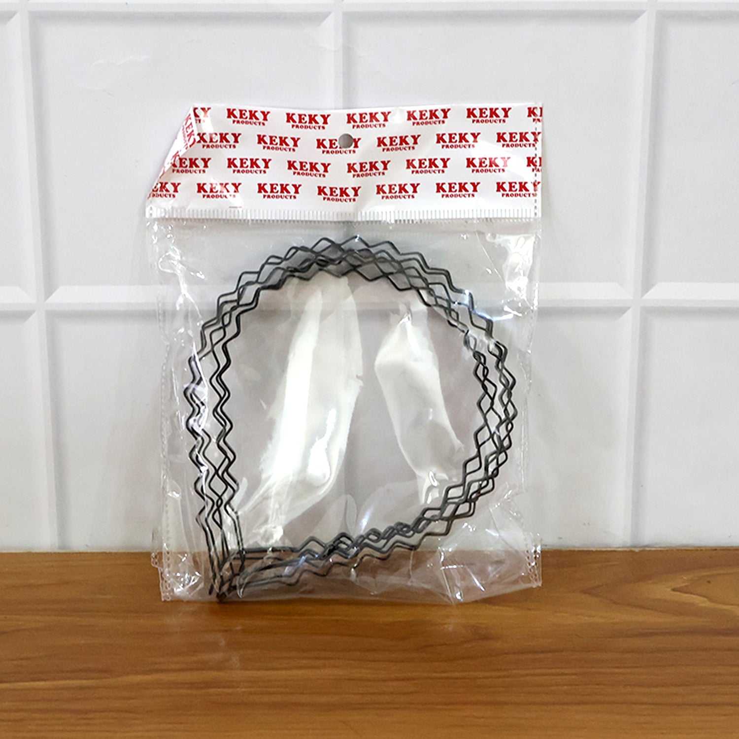 Premium Metal Zigzag Hair Bands For Men  Women (6 Pc)