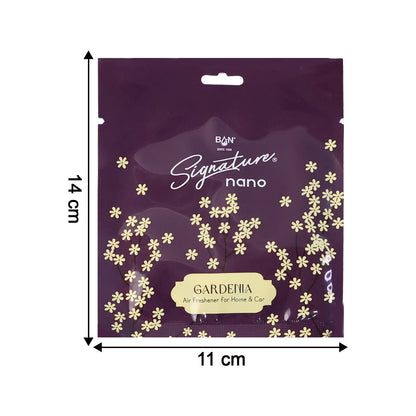 Gardenia Fragrance Hanging Air Freshener Sachet (Mix Fragrance  1 Pc  10g)