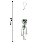 Hanging skeleton keychain as a bag charm