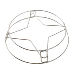 Gas stove stand supporting cooking vessels during stove use