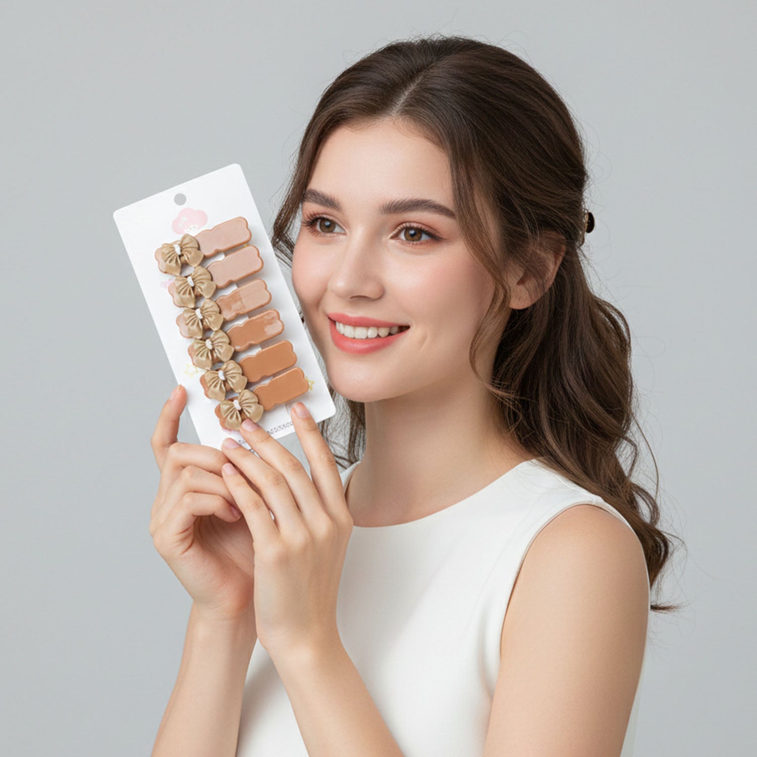 Elegant Bow Design Premium Fashion Hair Clips (6 Pc)