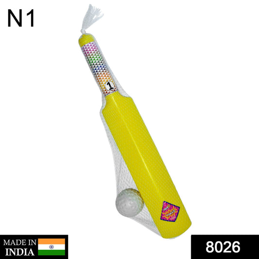 8026 Plastic Cricket Bat Ball Set For Boys And Girls