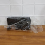 Modern wall mount bathroom shelf with hair dryer and accessory holder