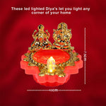 Safe and flameless decorative LED diya for home and temple décor