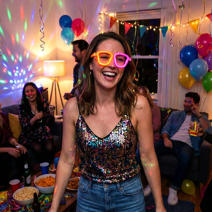 Glow Party Glasses For Kids  Adults(1 Pc)