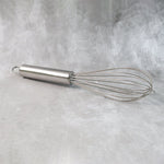 Multi-purpose small stainless steel whisk with ergonomic handle