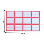 Multiple sheets of durable self-adhesive shipping label stickers