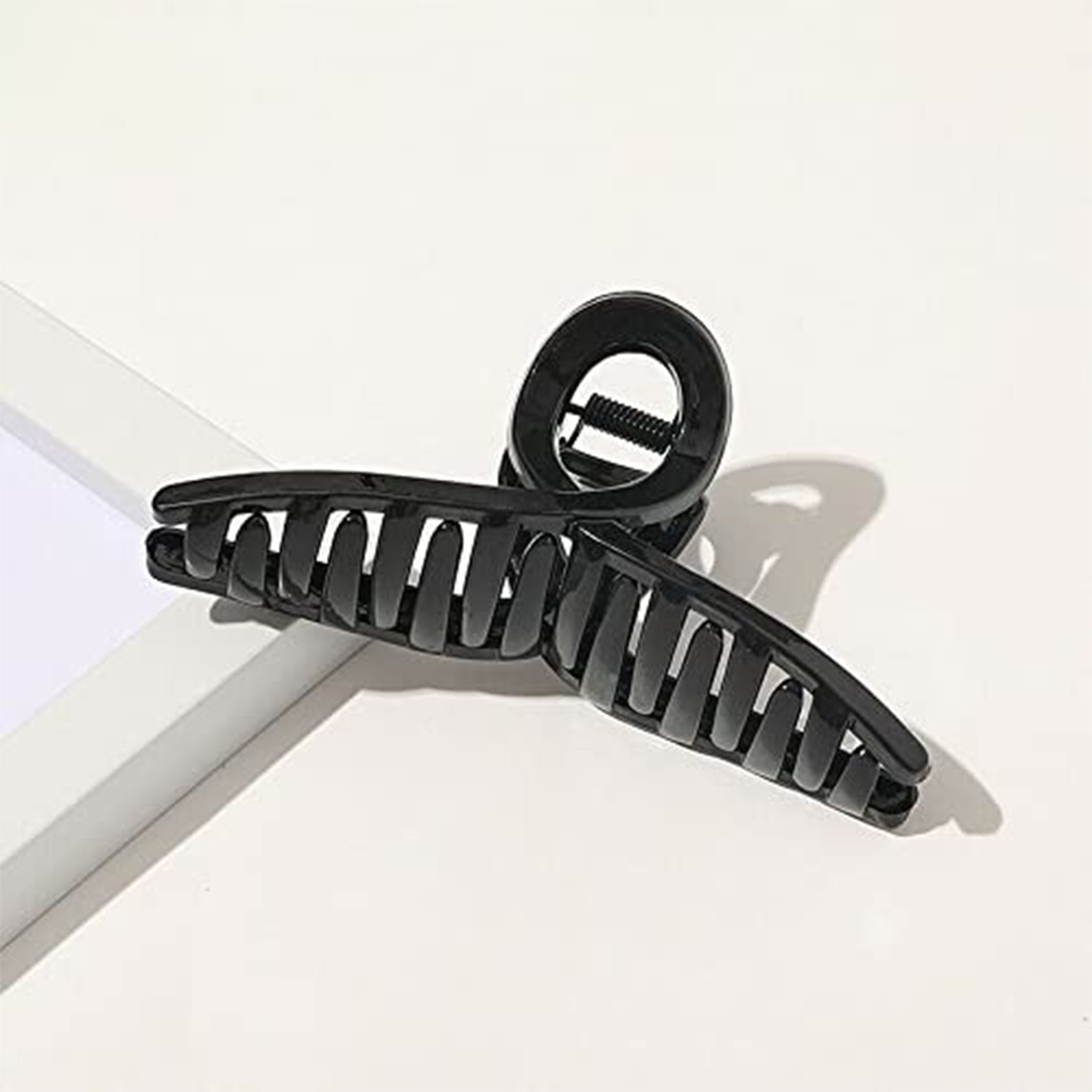 Plastic Hair Claw Clips Strong Clips (1 Pc  Mix Design  Color)
