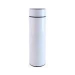 Thermal stainless steel water bottle with touch LED temperature display