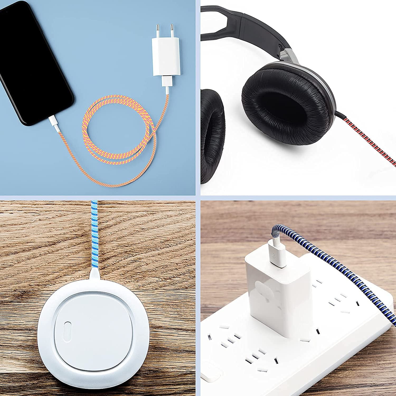 Flexible Spiral Cable Protector Sleeve (1 Pc)