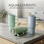 Person drinking from Toony 1800ml travel tumbler