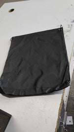 Varied mix colors and designs of the foldable water-resistant nylon drawstring backpacks.