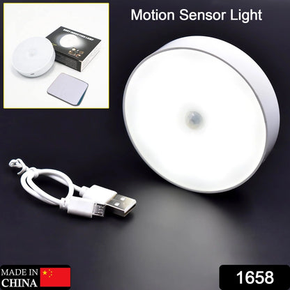 Multiple Indo Glow Motion Sensor LED Lights lighting up a staircase, enhancing safety.