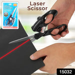Ergonomic Laser Scissors cutting fabric with perfect precision.