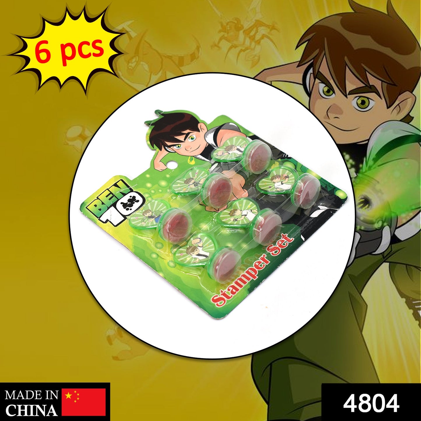 4804 Unique Cartoon Character Heart Shape Stamps 6 Pieces For Kids Motivation And Reward Theme Prefect Gift For Teachers Parents And Students (Multicolor)