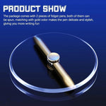 Spinning stylus pen with LED light for office use