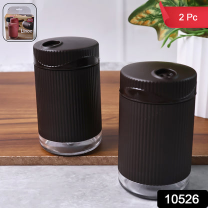 Supermom Linoo Salt  Pepper Dispenser Set (2 Pc)