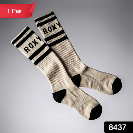 Unisex Cotton Crew Socks (1 Pair  Mix Design)