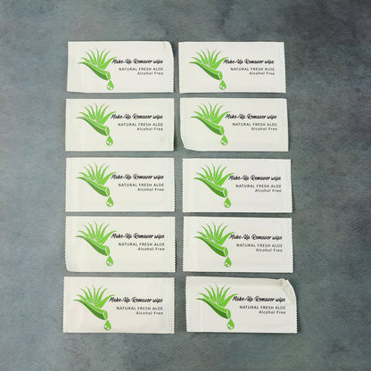 Premium Natural Aloe Makeup Remover Wipes (Pack Of 10 Pc)