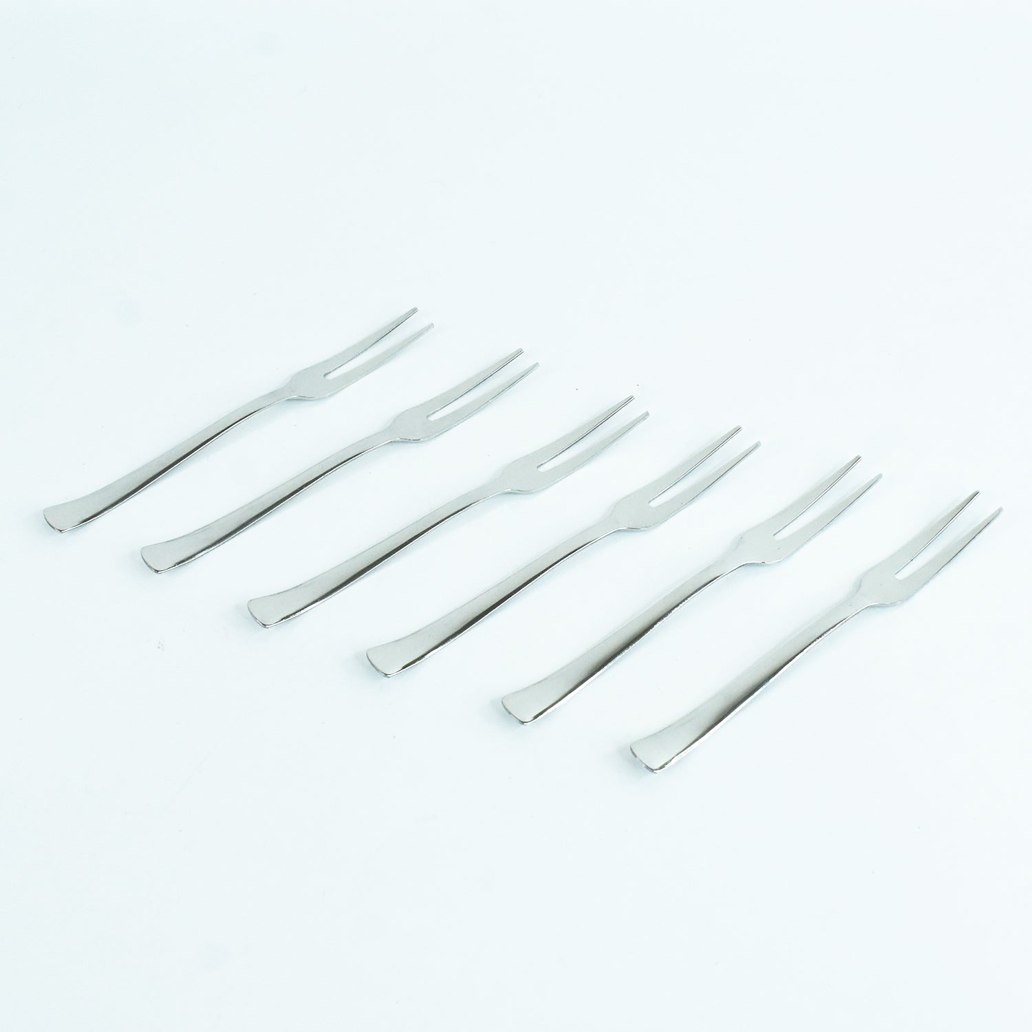 Apex 6 In 1 Stainless Steel Fruit Fork (1 Set)