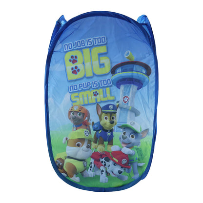 blue foldable breathable laundry bag