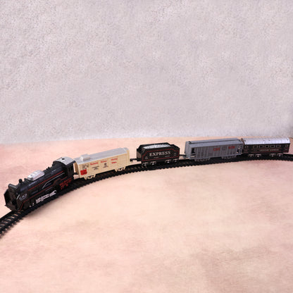 Toy Train Set For Kids Battery Operated Train With Track Set