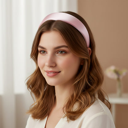 Elegant Padded Satin Finish Hairband (1 Pc)