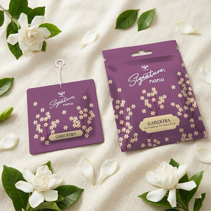 Gardenia Fragrance Hanging Air Freshener Sachet (Mix Fragrance  1 Pc  10g)