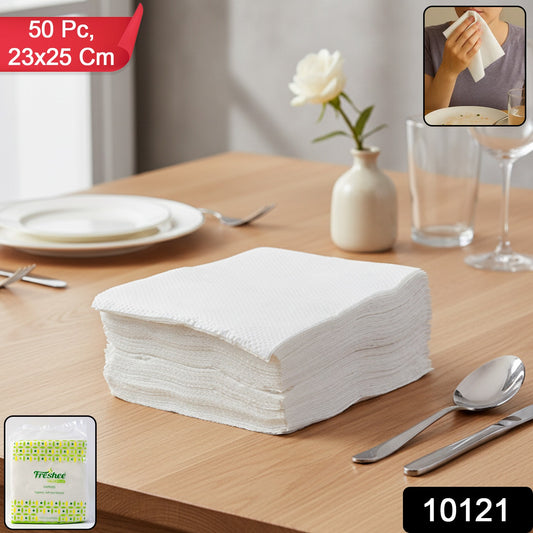 Freshee Premium Ultra-soft Disposable Paper Napkins  50 Pc (23 X 25 Cm)
