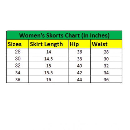 Women's Denim Lycra Solid Zip Closure Skorts (Blue)