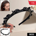 Flexible anti-slip adjustable hair volume headband for women