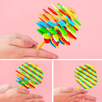 Spin Flower Candy Rotating  Spinning Toy (1 Pc)