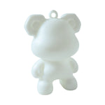 Decorative bear shape key ring accessory with lightweight design