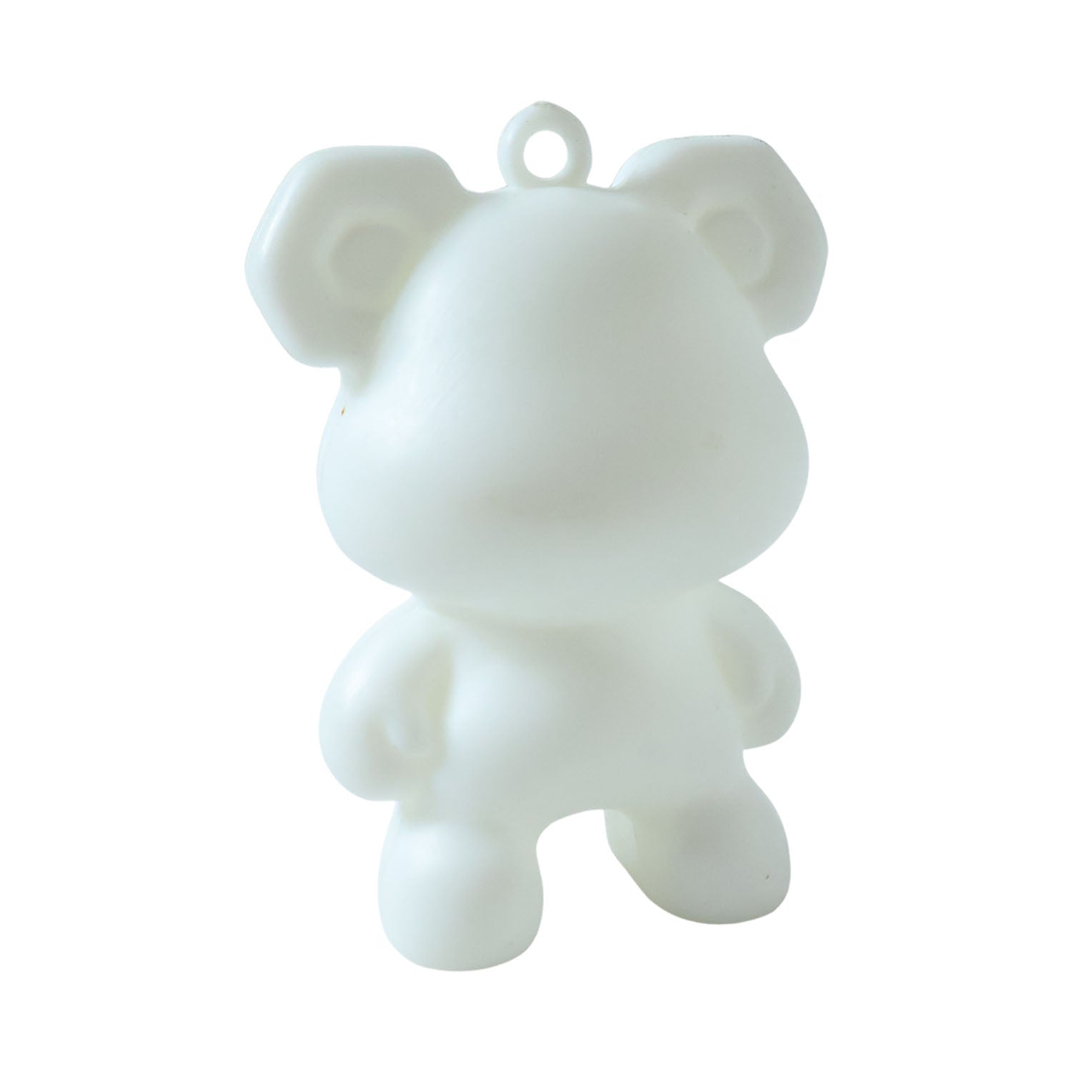 Decorative bear shape key ring accessory with lightweight design