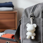 Mini bear keychain charm suitable for keys and bags