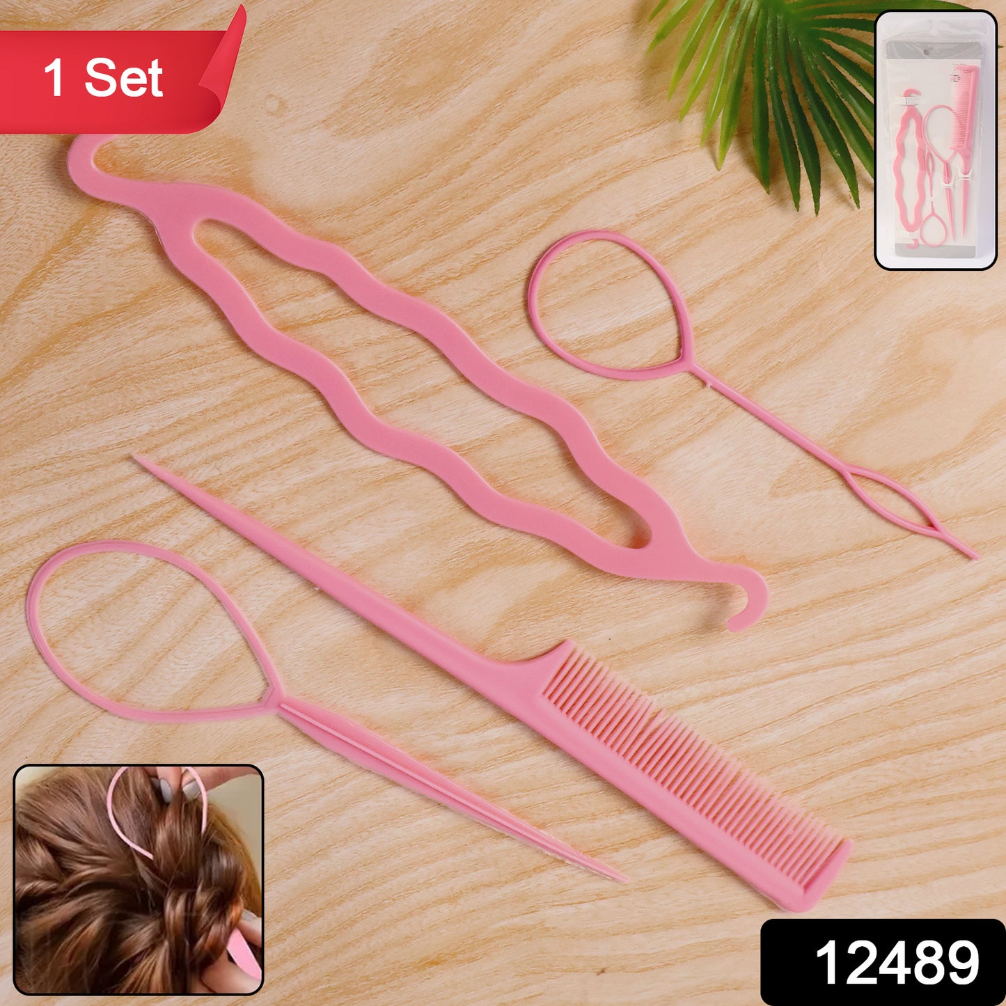 Multi-purpose Hair Styling  Braiding Tool Set