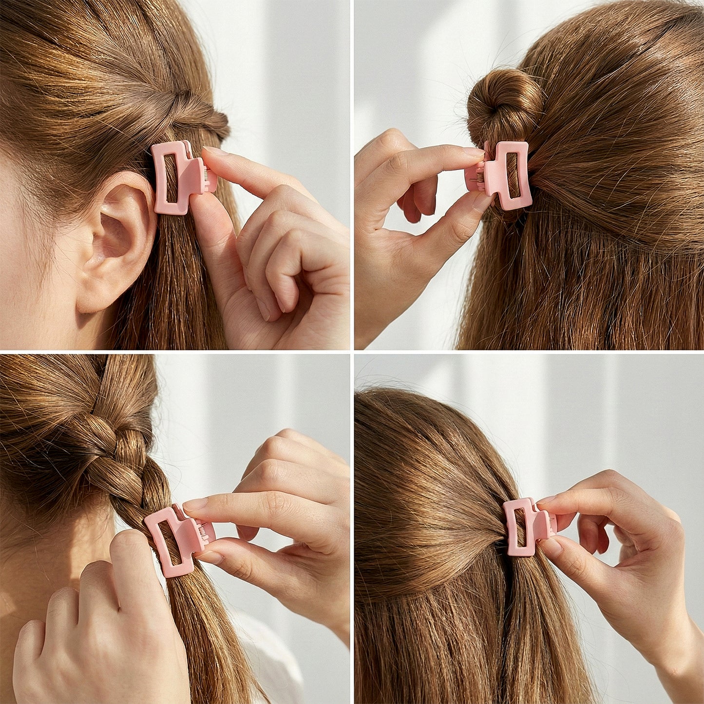 Stylish Mini Hair Claw Clips Set 12 Pc