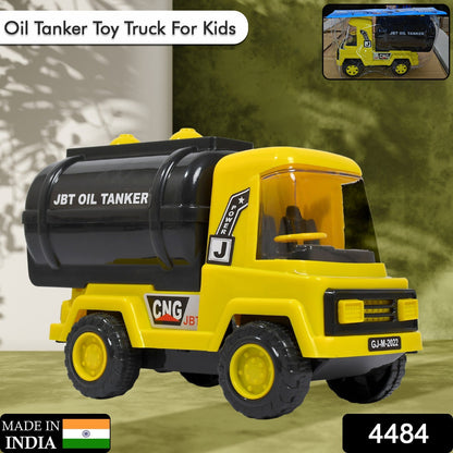 4484 Big Size Heavy Duty Unbreakable Friction Powered With Engine Sound While Running  Non Electric Toy Tempo Oil - Water Tanker Vehicle Truck For Kids Size